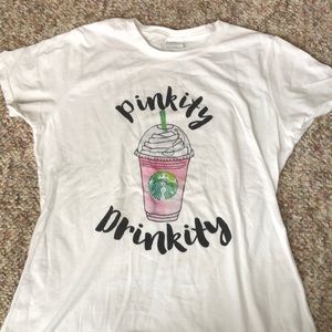 Brand new Pinkity Drinkity tee